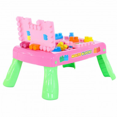 Набор игровой с конструктором (20 элементов) Розовый не выпускаем — Полесье Россия