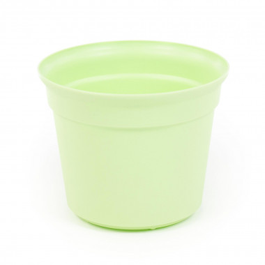Цветочный горшок светло-зеленый Эва d180 мм, h143 мм - 2 л — Полесье Россия