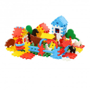 Конструктор Фермер 112 элементов — Полесье Россия