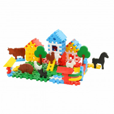 Конструктор Фермер 112 элементов — Полесье Россия