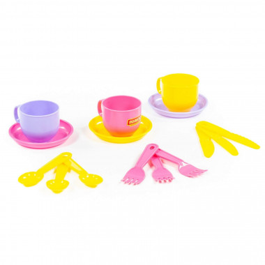 Набор детской посуды Минутка на 3 персоны — Полесье Россия