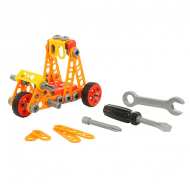 Конструктор Изобретатель - Трицикл №2 (74 элемента) (в пакете) — Полесье Россия