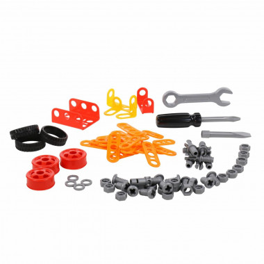 Конструктор Изобретатель - Трицикл №2 (74 элемента) (в пакете) — Полесье Россия