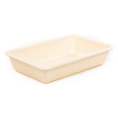 Лоток прямоугольный №8, 3,5 литра, 340х230х68 мм (кремовый) — Полесье Россия