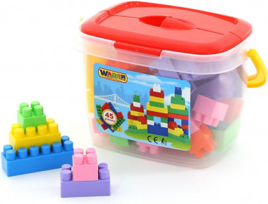 Конструктор Строитель 45 элементов — Полесье Россия