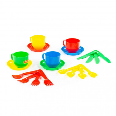 Набор детской посуды Минутка на 4 персоны — Полесье Россия