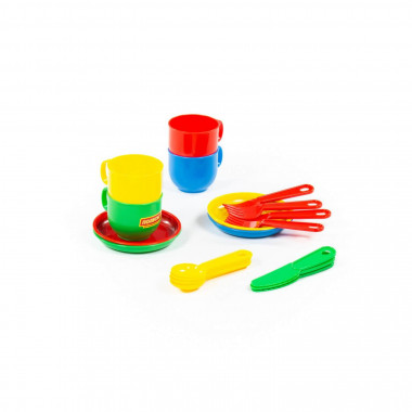 Набор детской посуды Минутка на 4 персоны — Полесье Россия