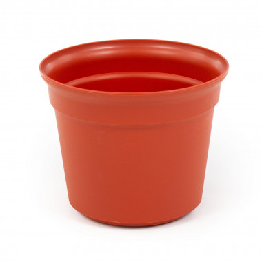 Цветочный горшок коричневый Эва d180 мм, h143 мм - 2 л — Полесье Россия