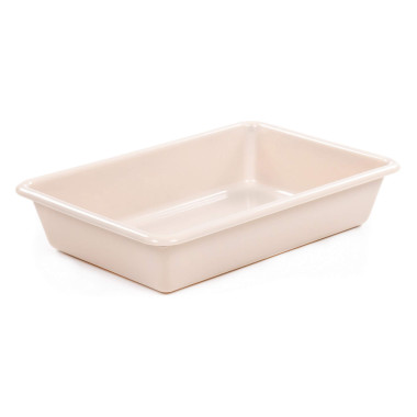 Лоток прямоугольный №8, 3,5 литра, 340х230х68 мм (слоновая кость) — Полесье Россия