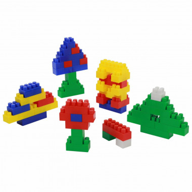 Конструктор Строитель, 60 элементов — Полесье Россия