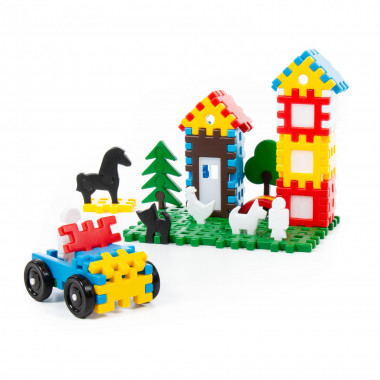 Конструктор Семья 120 элементов — Полесье Россия