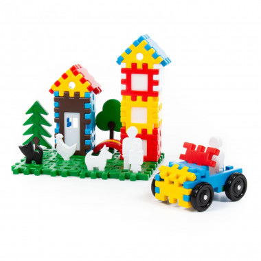 Конструктор Семья 120 элементов — Полесье Россия