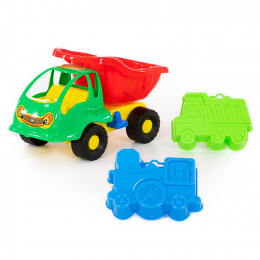 Набор №50 (самосвал Муравей, формочки самосвал и паровоз) — Полесье Россия