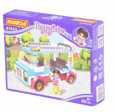 Конструктор Классик Подружки-7 (106 эл.) совместим с Лего — Полесье Россия