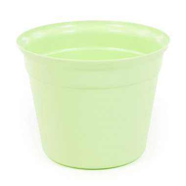 Цветочный горшок светло-зеленый Эва d220 мм, h180 мм - 4 л — Полесье Россия