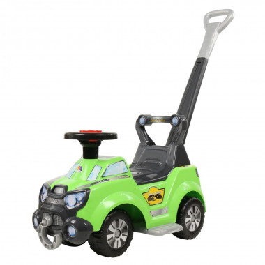 Машинка Каталка автомобиль Sokol с ручкой и подножкой — Полесье Россия