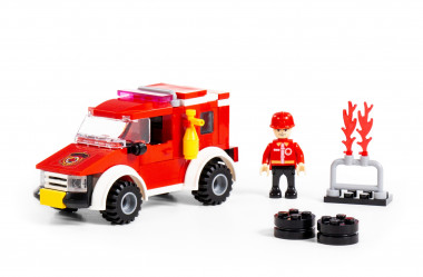 Конструктор Классик Пожарная служба-1.2 (105 эл.) совместим с Лего — Полесье Россия