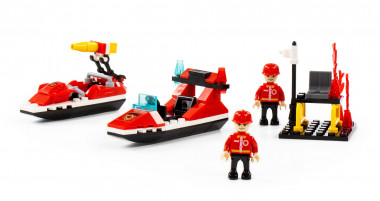 Конструктор Классик Пожарная служба-1.4 (105 эл.) совместим с Лего — Полесье Россия