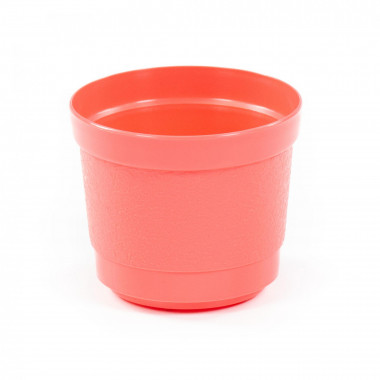 Цветочный горшок розовый Жасмин d89 мм, h79 мм - 0,3 л — Полесье Россия