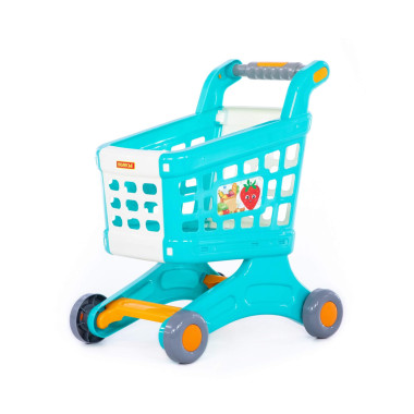 Тележка для маркета Натали (бирюзовая) — Полесье Россия