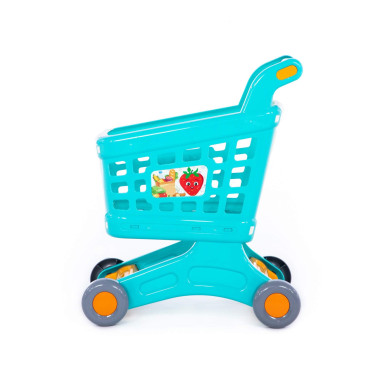 Тележка для маркета Натали (бирюзовая) — Полесье Россия
