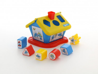 Логический домик Смурфики с 6 кубиками №3 — Полесье Россия