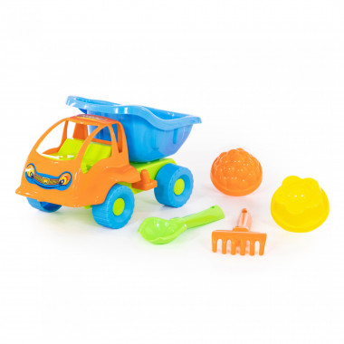 Набор №58 (самосвал Муравей, 2 формочки, совок №2, грабельки №2) — Полесье Россия