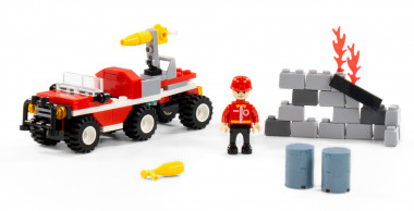 Конструктор Классик Пожарная служба-1.7 (119 эл.) совместим с Лего — Полесье Россия