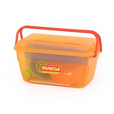 Набор пластиковой посуды для пикника №3 на 6 персон (55 элементов) — Полесье Россия