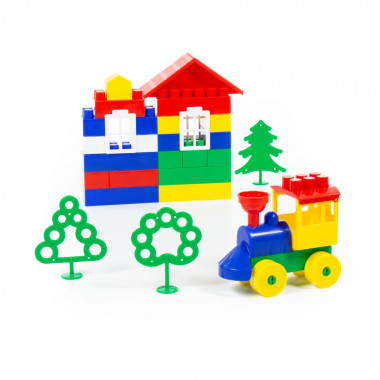 Конструктор Строитель Мини, 44 элемента — Полесье Россия