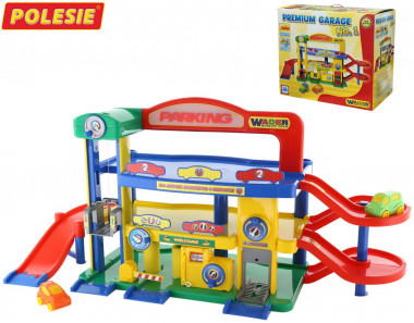 Игрушечный Гараж №1 Премиум с автомобилями — Полесье Россия