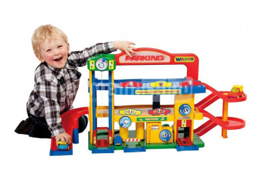 Игрушечный Гараж №1 Премиум с автомобилями — Полесье Россия