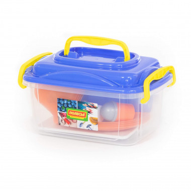 Набор пластиковой посуды для пикника №5 на 4 персоны (27 элементов) — Полесье Россия