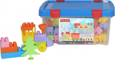 Конструктор Строитель 75 элементов - СНЯТ С ПРОИЗВОДСТВА — Полесье Россия