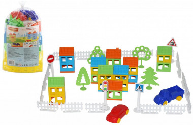 Конструктор Построй свой город (92 элемента) — Полесье Россия