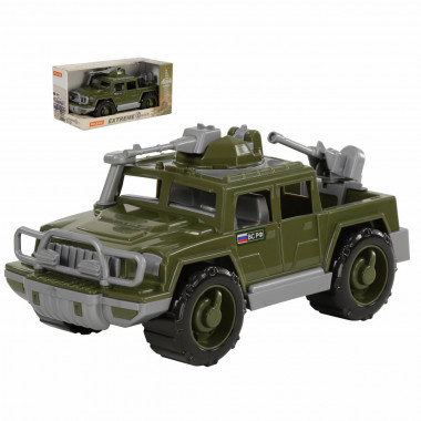 Автомобиль-пикап военный Защитник с 2-мя пулемётами! — Полесье Россия