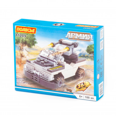 Конструктор Классик Армия-1.3 (100 элементов) — Полесье Россия