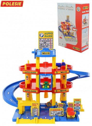 Игрушка Паркинг гараж 3-уровневый с автомобилями — Полесье Россия
