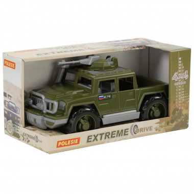 Автомобиль-пикап военный Защитник с 1-м пулемётом! — Полесье Россия