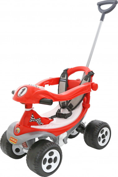 Машинка Каталка Трансформер с игровой панелью, ручкой и ремешком — Полесье Россия