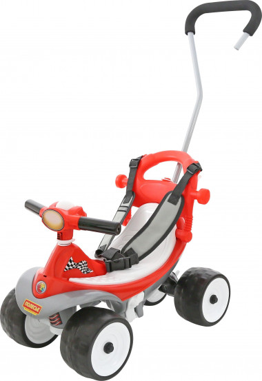 Машинка Каталка Трансформер №2 с ручкой и ремешком — Полесье Россия