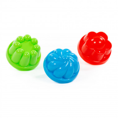 Формочки круглые (3 шт.) — Полесье Россия