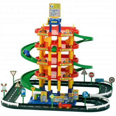 Гараж Паркинг 5-уровневый с дорогой и автомобилями — Полесье Россия