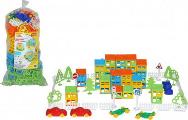 Конструктор Построй свой город (224 элемента) — Полесье Россия