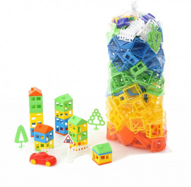 Конструктор Построй свой город (224 элемента) — Полесье Россия