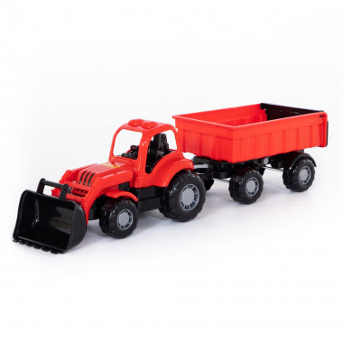 Крепыш, трактор с прицепом №1 и ковшом — Полесье Россия