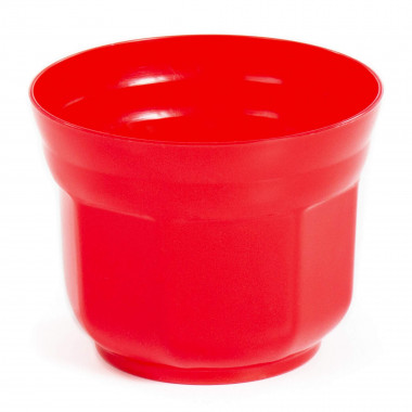 Цветочный горшок темно-красный Анетт d110 мм, h90 мм - 0,55 л — Полесье Россия