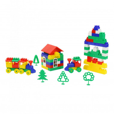 Конструктор Строитель Гигант, 175 элементов — Полесье Россия