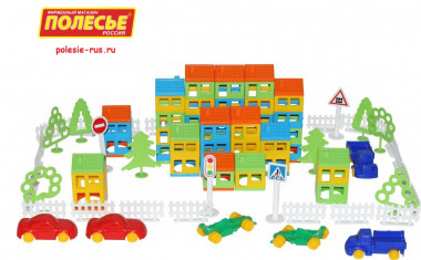 Конструктор Построй свой город (328 элементов) — Полесье Россия