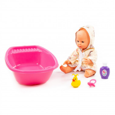 Пупс Забавный (35 см) с ванночкой — Полесье Россия